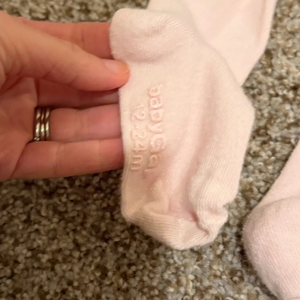 Bundle of baby pink Baby Gap tights